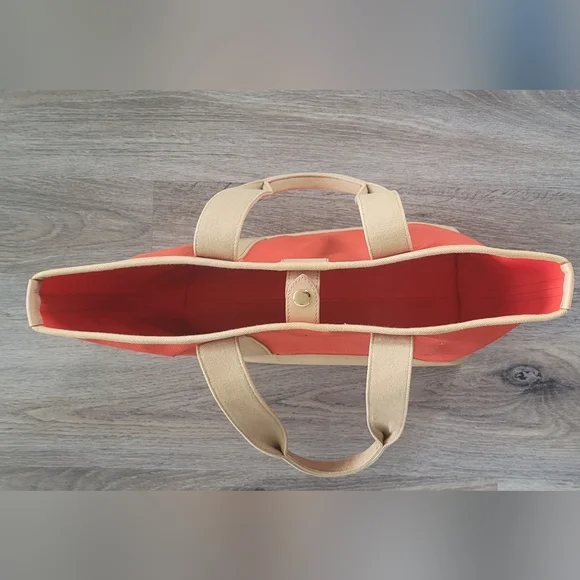 J. Crew Surfside Canvas Tote Bag, New With Tags - Picture 4 of 7